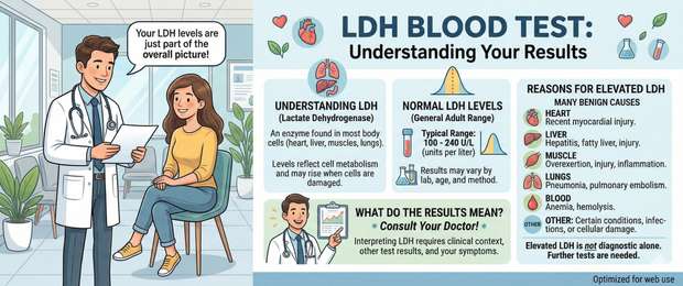LDH Blood Test: Normal Levels, High Results and Causes
