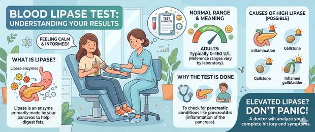 Lipase in Blood: Normal Levels and Causes of Elevation