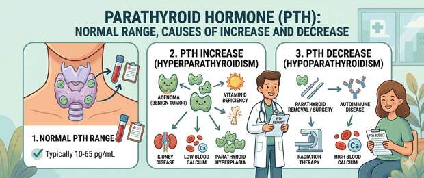 Parathyroid Hormone (PTH): Normal Levels, Causes and Treatment