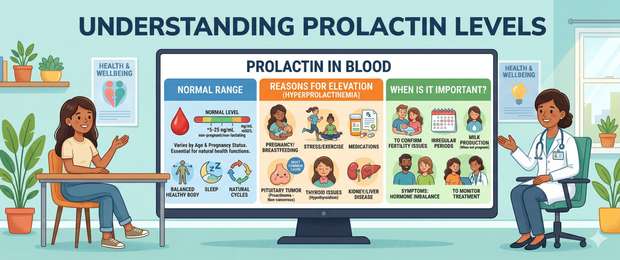 Prolactin: Normal Levels, Causes and Blood Test Interpretation