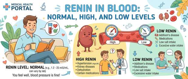 Renin Blood Test: Normal Levels, High and Low Results