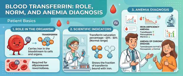 Transferrin Blood Test: Normal Range and Role in Anaemia Diagnosis
