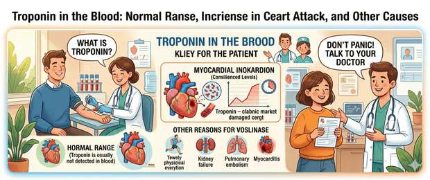 Troponin in Blood: Normal Levels, Causes and Significance