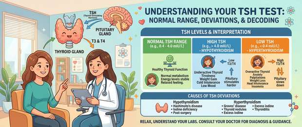 TSH Thyroid-Stimulating Hormone: Normal Range and Causes