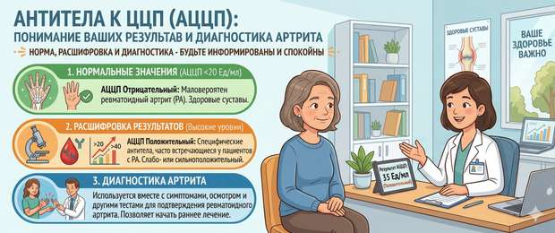 Антитела к ЦЦП (АЦЦП): норма, расшифровка и диагностика артрита