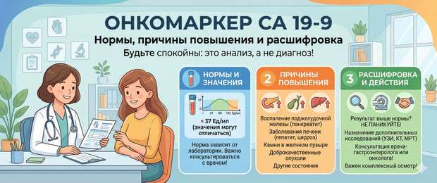 Онкомаркер CA 19-9: нормы, причины повышения и расшифровка