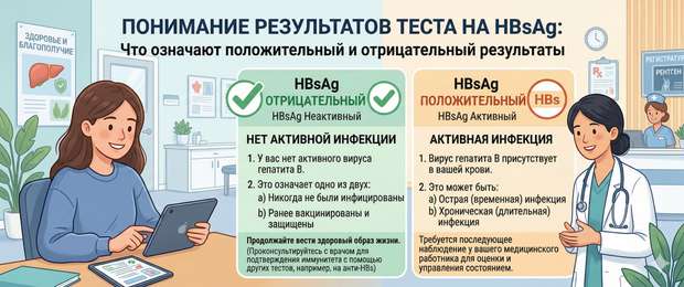 HBsAg в крови: что означает положительный и отрицательный результат