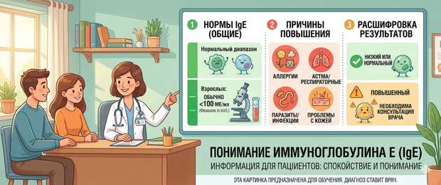 Иммуноглобулин E (IgE): нормы, причины повышения и расшифровка