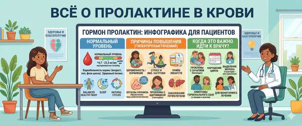 Пролактин: норма, причины повышения и расшифровка анализа