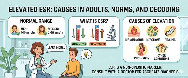 Elevated ESR: Causes, Normal Range and Blood Test Results
