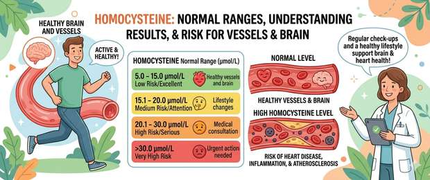 Homocysteine: Normal Levels, Interpretation and Cardiovascular Risk