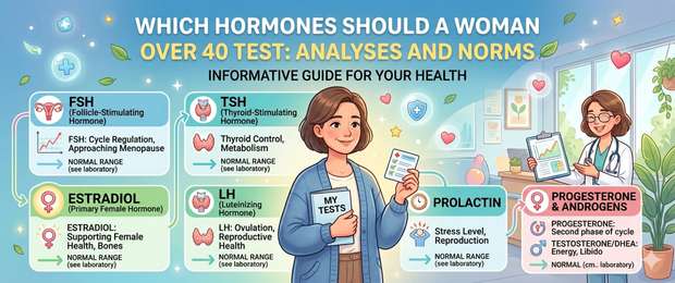 Which Hormone Tests Should Women Get After 40: Levels and Norms