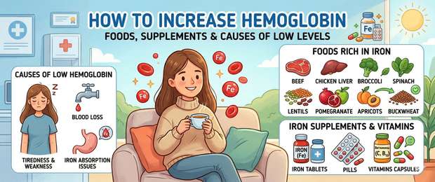 How to Increase Haemoglobin: Foods, Supplements and Causes