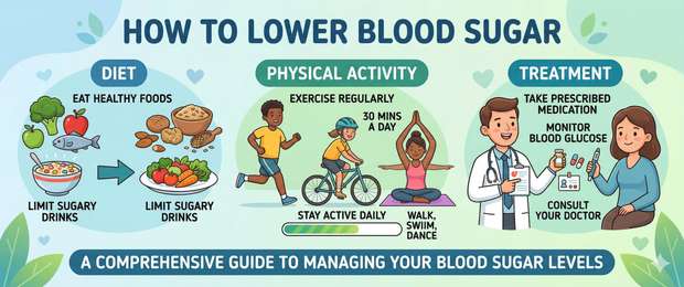 How to Lower Blood Sugar: Diet, Exercise and Medication