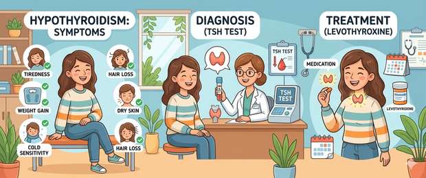 Hypothyroidism: Symptoms, TSH Diagnosis and Treatment