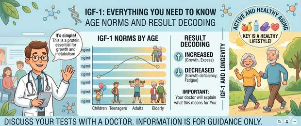 IGF-1: Normal Levels by Age, Interpretation and Longevity