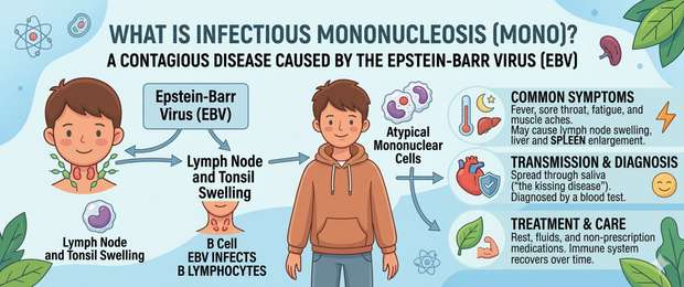 Infectious Mononucleosis: Symptoms, Diagnosis and Treatment