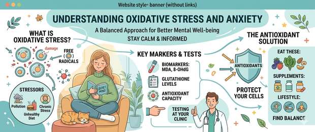 Oxidative Stress and Anxiety: Markers, Antioxidants and Lab Tests