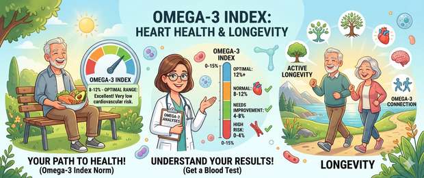 Omega-3 Index: Normal Range, Interpretation and How to Improve It