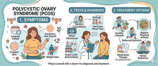Polycystic Ovary Syndrome (PCOS): Symptoms, Tests and Treatment