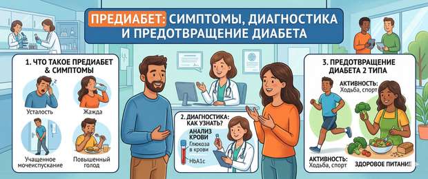 Предиабет: симптомы, диагностика и как предотвратить диабет