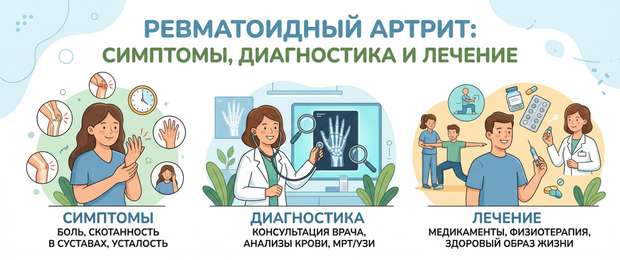 Ревматоидный артрит: симптомы, диагностика и лечение