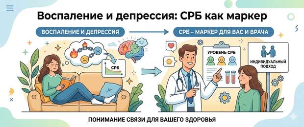 Воспаление и депрессия: СРБ как маркер воспалительной депрессии