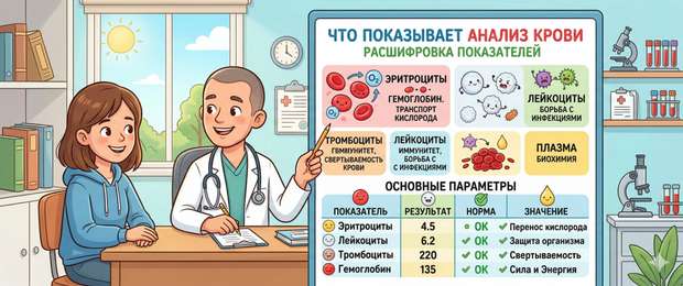 Что показывает анализ крови: расшифровка всех показателей
