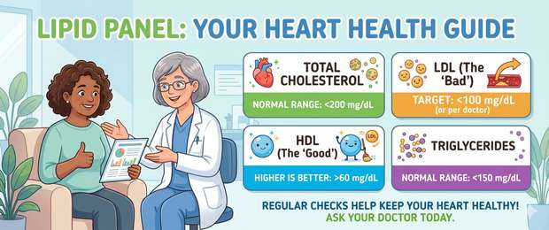 Lipid Panel: Cholesterol, LDL, HDL and Triglyceride Norms
