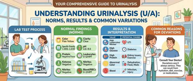 Urinalysis (UA): Indicators, Normal Values and Interpretation