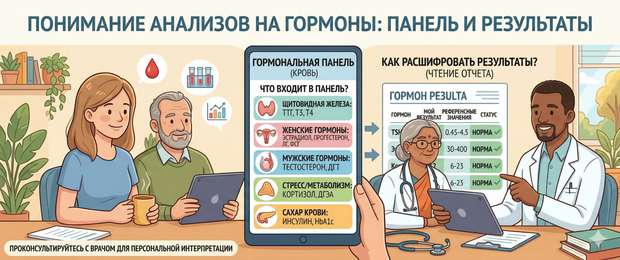 Анализы на гормоны: что входит в панель и как расшифровать