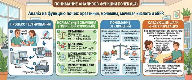 Анализ на функцию почек: что входит, нормы и расшифровка