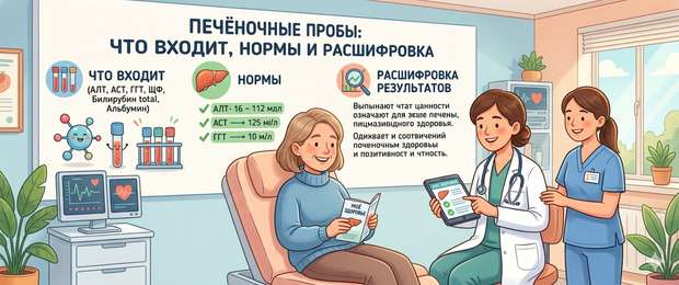 Печёночные пробы: что входит, нормы и расшифровка показателей