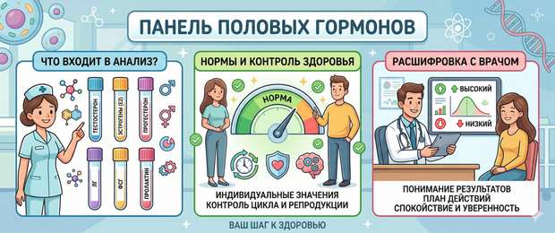 Панель половых гормонов: что входит, нормы и расшифровка