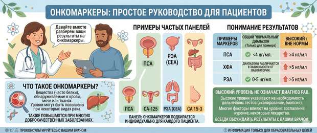 Онкомаркеры: что входит в панель, нормы и расшифровка