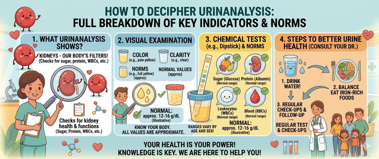 How to Read a Urinalysis: All Parameters, Normal Ranges and What They Mean