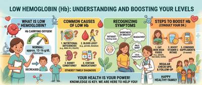 Low Hemoglobin: Causes, Symptoms and How to Treat Anemia