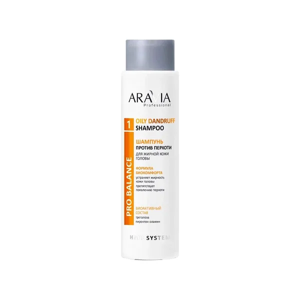 Aravia Professional шампунь против перхоти для жирной кожи головы Oily Dandruff