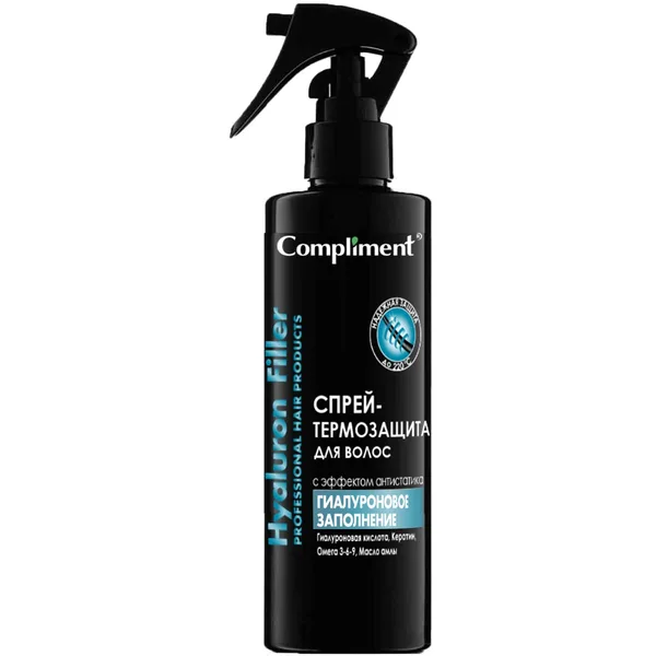 Compliment Hyaluron Filler спрей-термозащита для волос с антистатиком