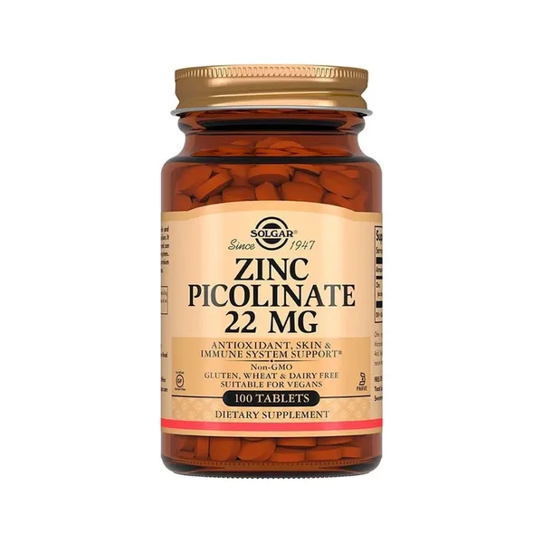 Solgar Zinc Picolinate 22 mg