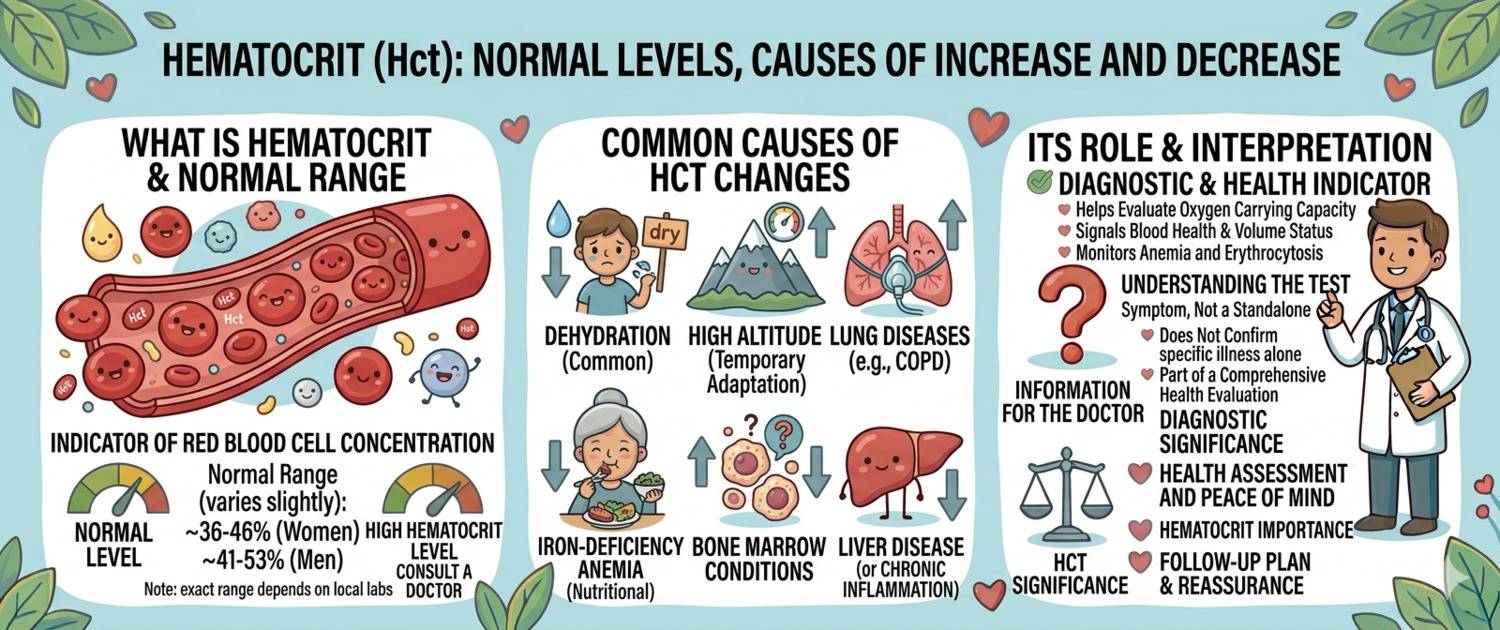 Hematocrit Blood Test: Normal Range, Causes of High and Low Levels ...