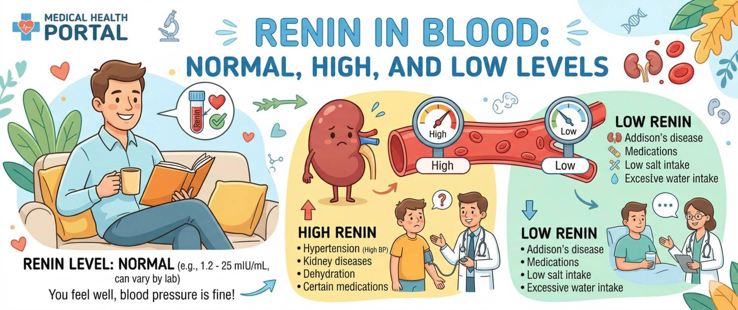 Renin Blood Test: Normal Levels, High and Low Results — LabReadAI