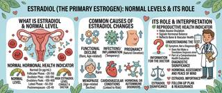 Estradiol: Normal Levels, Causes and Blood Test Interpretation