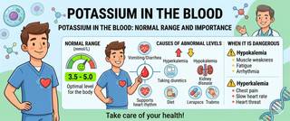 Potassium in Blood: Normal Levels, Causes and Treatment