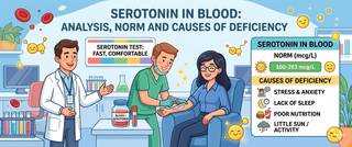 Serotonin Blood Test: Normal Range, Deficiency and Symptoms