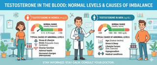 Testosterone: Normal Range for Men and Women, Causes