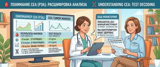 Онкомаркер CEA (РЭА): нормы, расшифровка и причины повышения