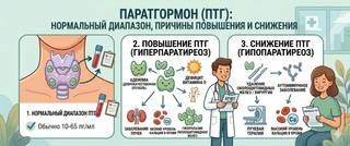 Паратгормон (ПТГ): норма в крови, кальций и причины отклонений