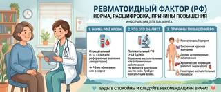 Ревматоидный фактор (РФ): норма, расшифровка и причины повышения
