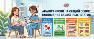 Общий белок в крови: нормы, расшифровка и причины отклонений